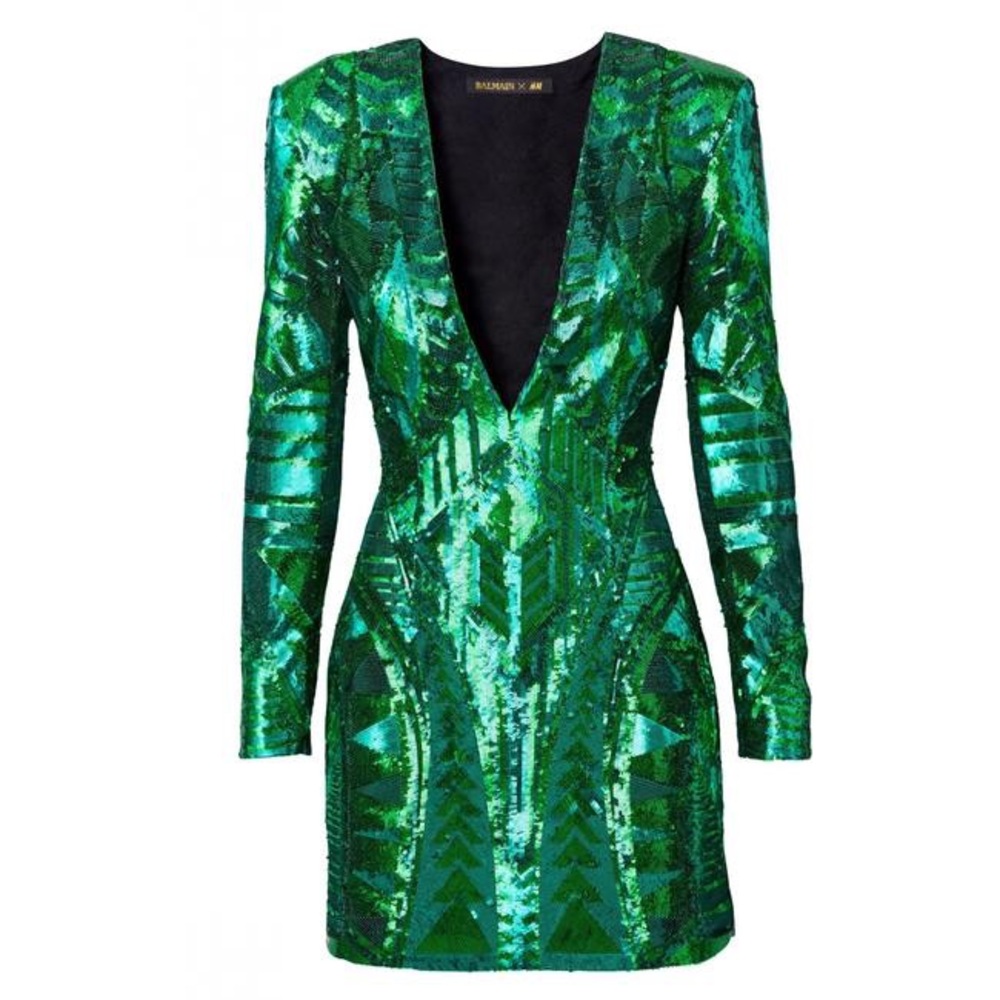 🔸BALMAIN x H&M 💋 SEQUIN DRESS